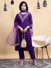 Bs 150 Blend Cotton With Embroidery Work Kurti With Bottom Dupatta Wholesale Online